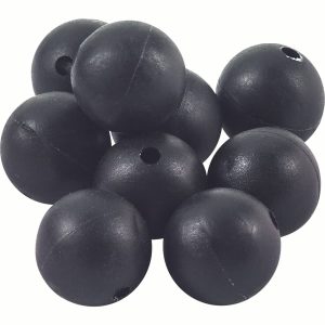 RUBBER BEADS Ø8 Black