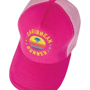 CASQUETTE FUSHIA BRODÉE