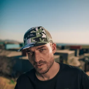Snapback Clifftwo - Imprimé Vert Sauge