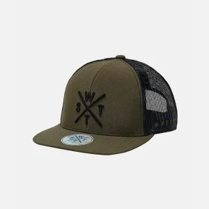 Snapback Cruz - Noir et Kaki