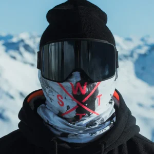 Tour de cou Fox x Kevin Rolland - Imprimé Noir & Blanc