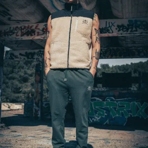 Jogging Marker - Vert Sapin et Beige