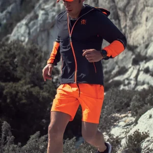 Short technique Natas - Orange Fluo