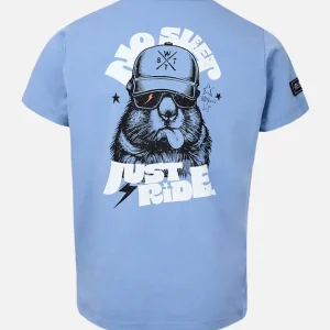 T-shirt Overmint junior - Bleu Gris