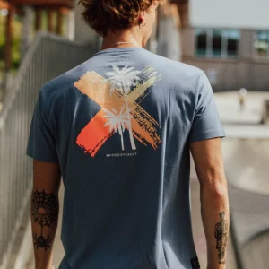 T-shirt Palm - Bleu Clair