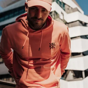 Sweat Hoodie Spray-S - Terracotta