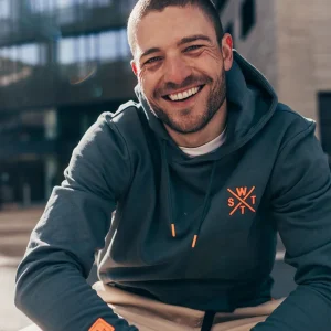 Sweat Hoodie Spray-S - Gris