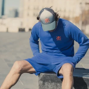 Sweat col rond Switch - Bleu