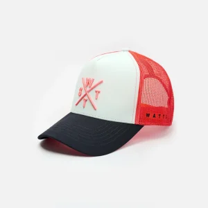 Casquette Tribe - Vert Clair et Rose Fluo