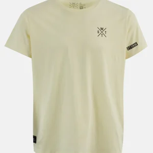 Tee-shirt WATTS01 - Jaune Pâle