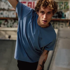 T-Shirt Watts01 - Bleu Gris