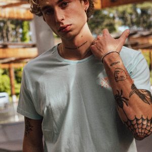 T-Shirt Watts01 - Bleu Clair