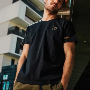 T-Shirt Watts01 - Noir & Marron