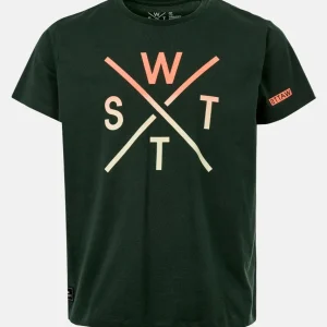Tee-shirt WATTS03 - Vert Sapin
