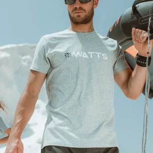 Tee-shirt WATTS09 - Gris Chiné