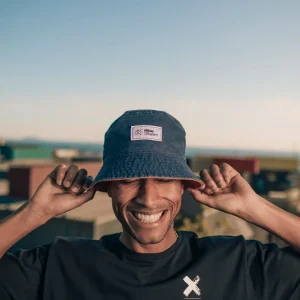 Bob réversible Wings - Corail  et Bleu Marine