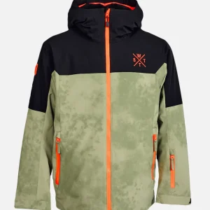 Veste de ski X-Gamma - Olive Tie and Dye