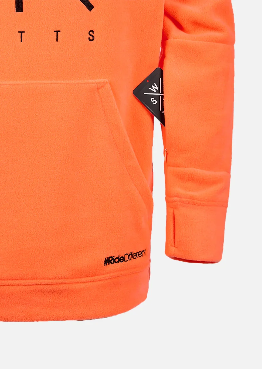Sweat Polaire X-Track - Orange Fluo – Image 4