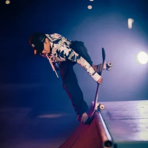 Sweat à capuche Spray junior - Imprimé Vert Sauge