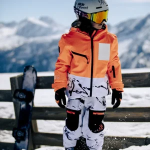 Veste de ski X-Temper junior  - Camouflage Blanc