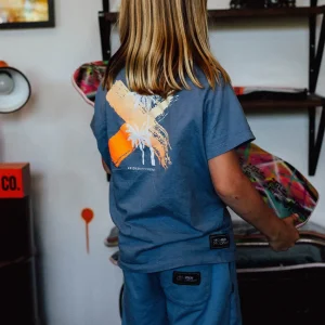 T-shirt Palm Junior - Bleu Clair