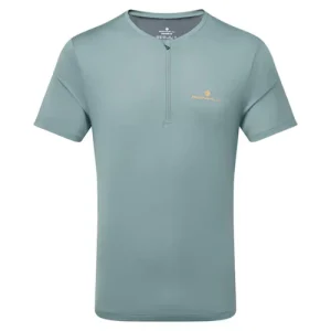 RONHILL - T-SHIRT TECH 1/2 ZIP SS - M