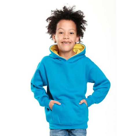 Sweat Capuche contrasté Enfant COTTONRIDGE