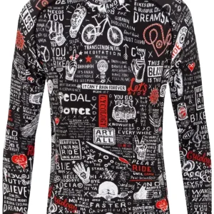JERSEY VTT MANCHES LONGUES HOMME - GRAFFITI