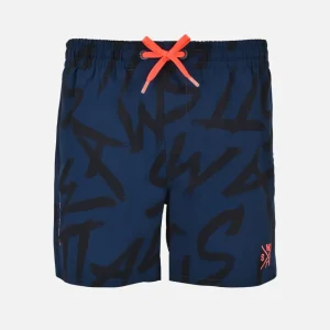 Maillot de bain Kirra Junior - Bleu Marine Brush