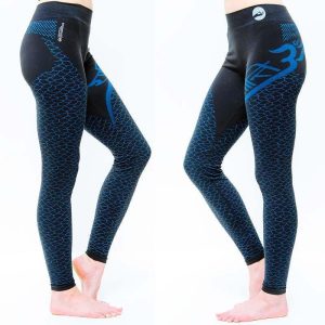 Legging yoga femme sans couture coton bio Om Shanti