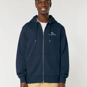 Sweat à capuche zippé unisexe