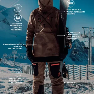 Veste Softshell Orbital - Marron Tie and Dye