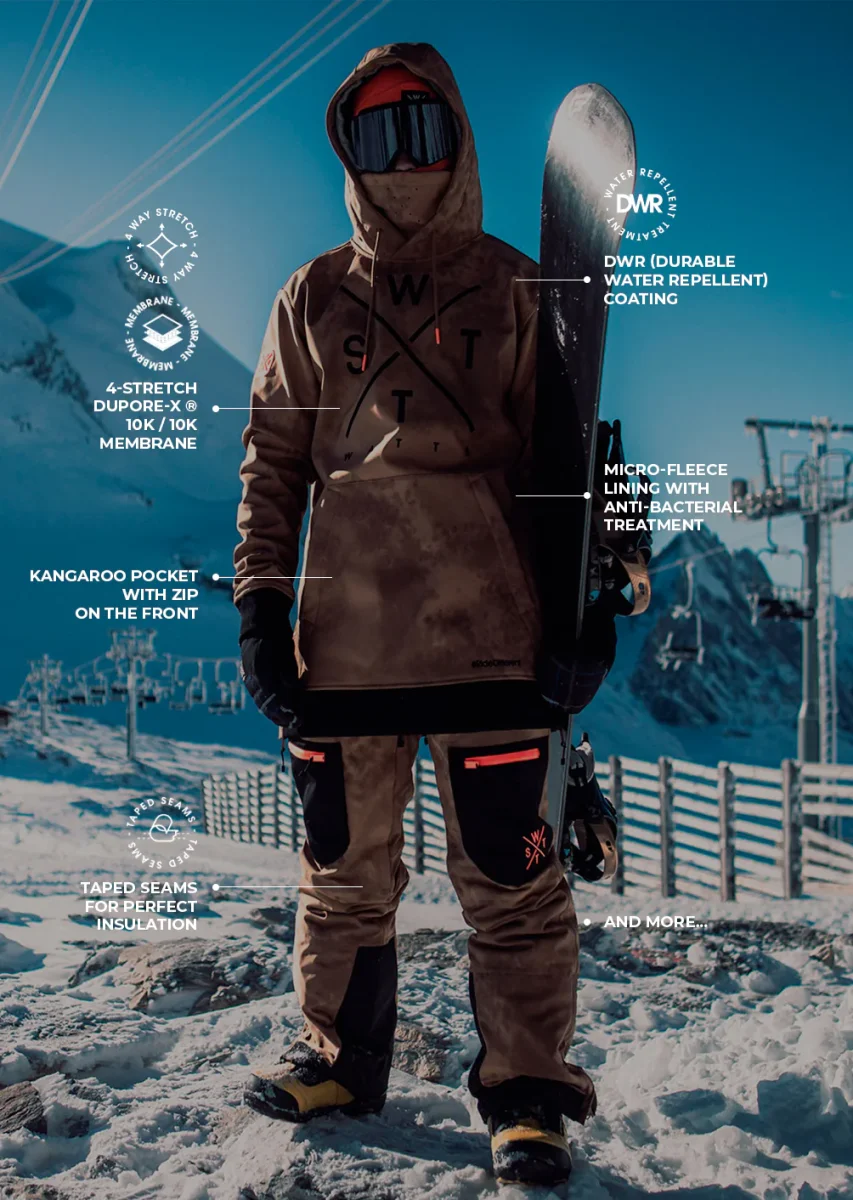 Veste Softshell Orbital - Marron Tie and Dye