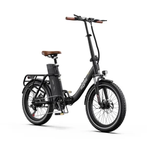 Vélo électrique pliable OneSport OT16‑2 – Autonomie 120 km, moteur 250 W, confort et performance