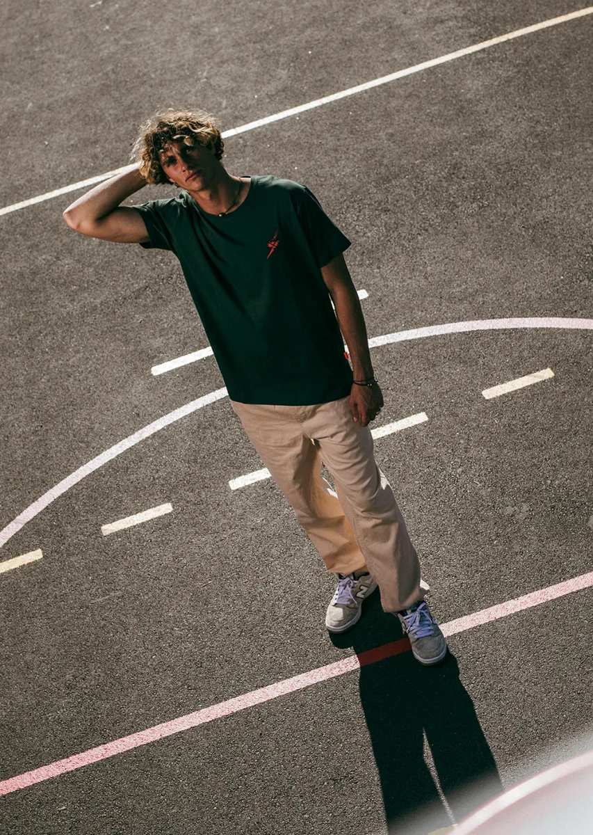 T-shirt Overmint - Vert Sapin – Image 3