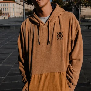 Sweat à capuche Play - Marron Tabac