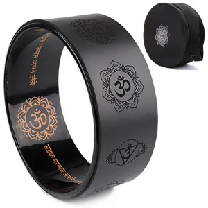 Roue de yoga surface éco-PU - 7 chakras + sac Mandala