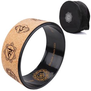 Roue de yoga liège - 7 chakras + sac mandala