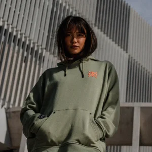 Sweat à Capuche Spray-S - Olive