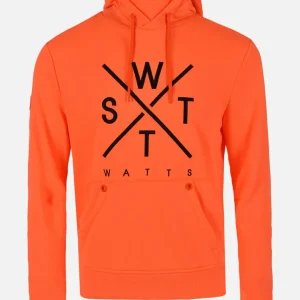 Sweat à capuche Spray Junior - Orange Fluo