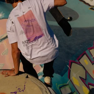 T-shirt Tracks - Blanc