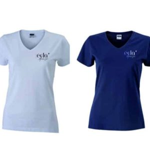 TSHIRT FEMME COL V