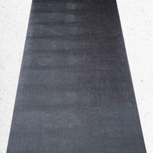 Grand tapis de yoga écologique fibres de jute gris 2,10 m