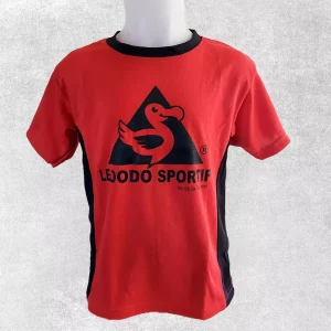 T-Shirt technique Homme ROUGE-NOIR