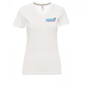Tee-shirt V-NECK LADY Kewenn Gymnastique
