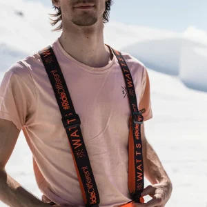 Bretelles Amovibles X-Kiit - Noir et Orange Fluo