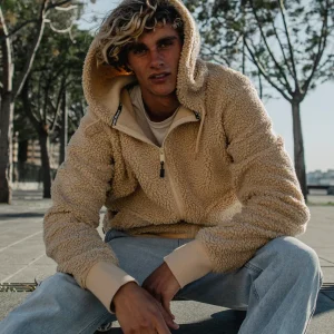 Polaire à Capuche X-Block - Beige