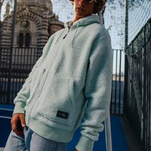 Polaire à Capuche X-Block - Vert Clair