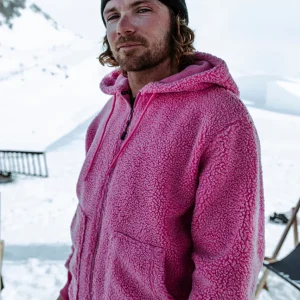 Polaire à Capuche X-Block - Rose