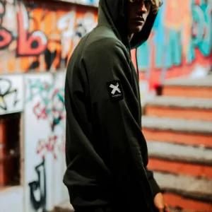 Sweat à capuche X-Dark - Vert Sapin